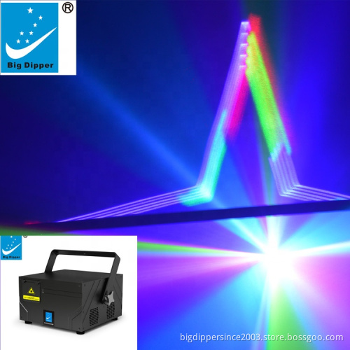 BigDipper 3W RGB Full Color Animation PC Controlled Laser Lighting/Laser Show System Stage Lighting Projector SD30000 RGB